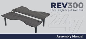 REV300 Dual Height-Adjustable Desk Assembly Instructions