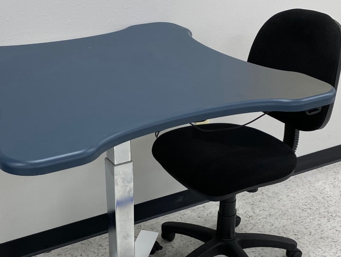 custom desk table and chair